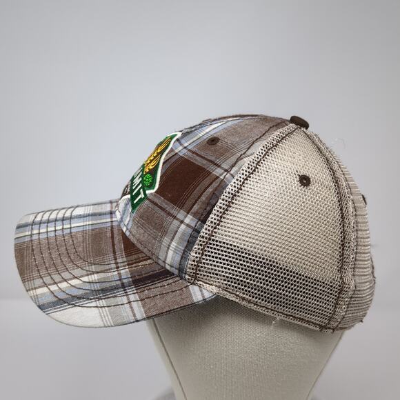 Summit Brewing Co. Beer Is My Life Strapback Trucker Hat Multi One Size Plaid - Picture 3 of 9